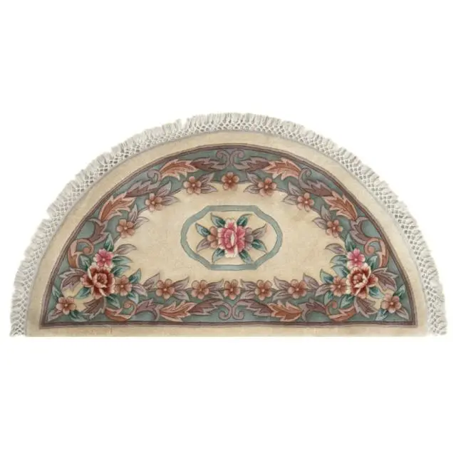 Premier Superwashed Chinese Rug - Cream - Luxury handknotted Chinese Rug D.108