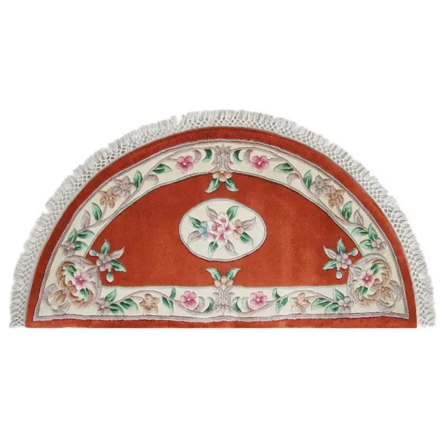 Premier Superwashed Chinese Rug - Orange - Luxury handknotted Chinese Rug PSW113